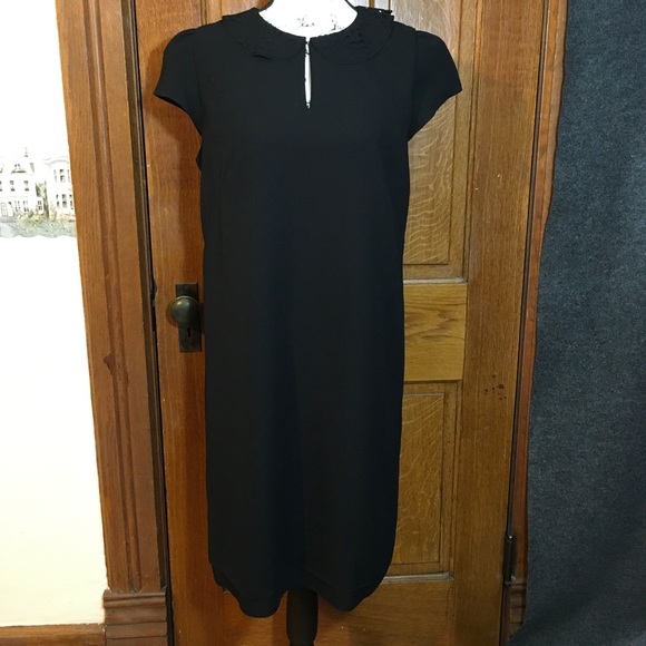 LOFT Dresses & Skirts - LOFT Lazer Cut Collar Little Black Dress